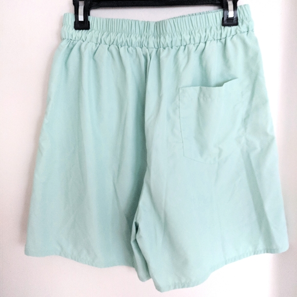 Men's Teal Shorts - Picture 2 of 3